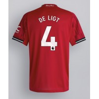Manchester United Matthijs de Ligt #4 Domáci futbalový dres 2025-26 Krátky Rukáv